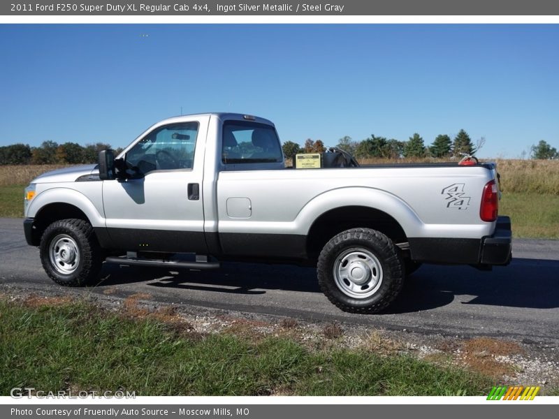 Ingot Silver Metallic / Steel Gray 2011 Ford F250 Super Duty XL Regular Cab 4x4