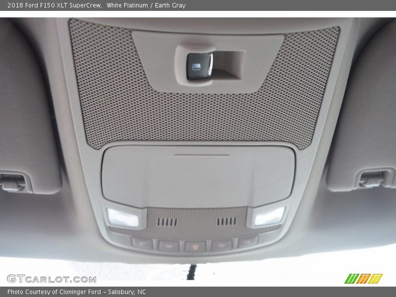 White Platinum / Earth Gray 2018 Ford F150 XLT SuperCrew