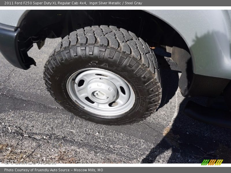 Ingot Silver Metallic / Steel Gray 2011 Ford F250 Super Duty XL Regular Cab 4x4
