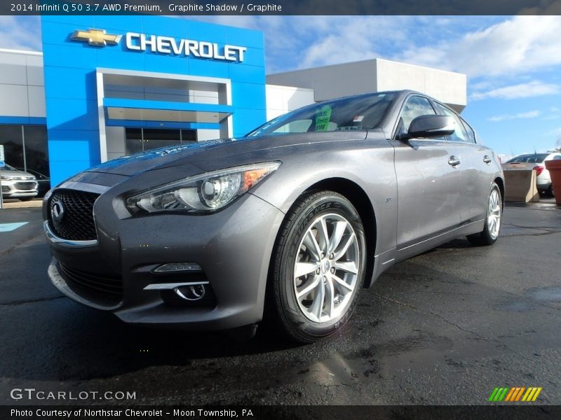 Graphite Shadow / Graphite 2014 Infiniti Q 50 3.7 AWD Premium