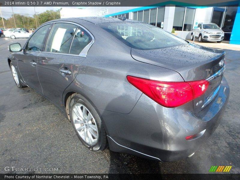 Graphite Shadow / Graphite 2014 Infiniti Q 50 3.7 AWD Premium