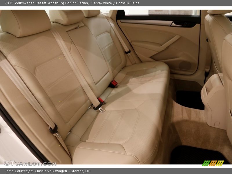 Candy White / Cornsilk Beige 2015 Volkswagen Passat Wolfsburg Edition Sedan