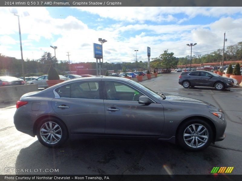 Graphite Shadow / Graphite 2014 Infiniti Q 50 3.7 AWD Premium