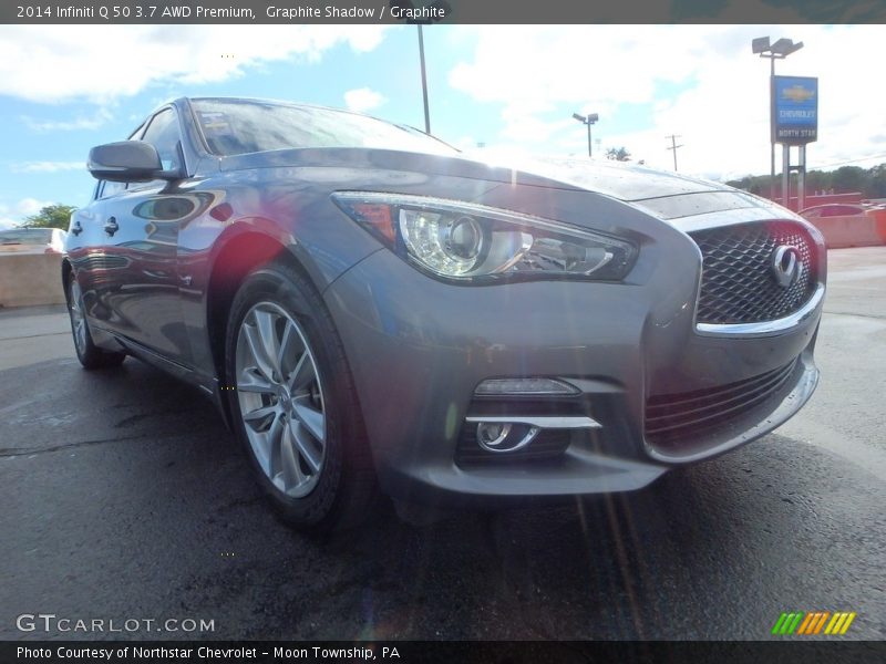 Graphite Shadow / Graphite 2014 Infiniti Q 50 3.7 AWD Premium