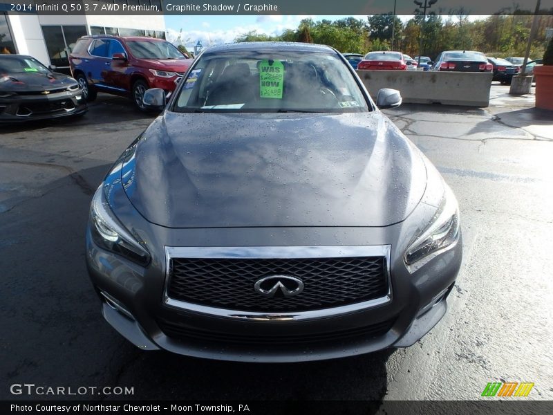 Graphite Shadow / Graphite 2014 Infiniti Q 50 3.7 AWD Premium