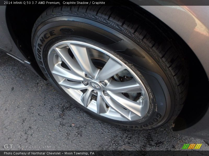 Graphite Shadow / Graphite 2014 Infiniti Q 50 3.7 AWD Premium
