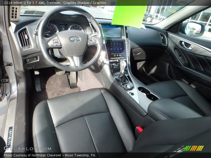 Graphite Shadow / Graphite 2014 Infiniti Q 50 3.7 AWD Premium