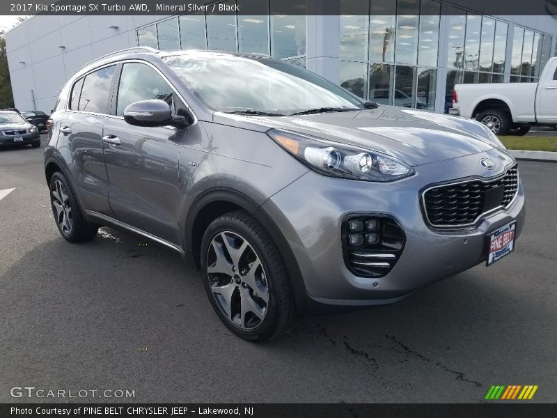 Mineral Silver / Black 2017 Kia Sportage SX Turbo AWD