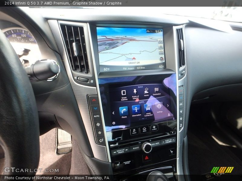 Graphite Shadow / Graphite 2014 Infiniti Q 50 3.7 AWD Premium
