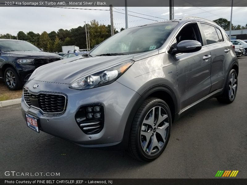 Mineral Silver / Black 2017 Kia Sportage SX Turbo AWD