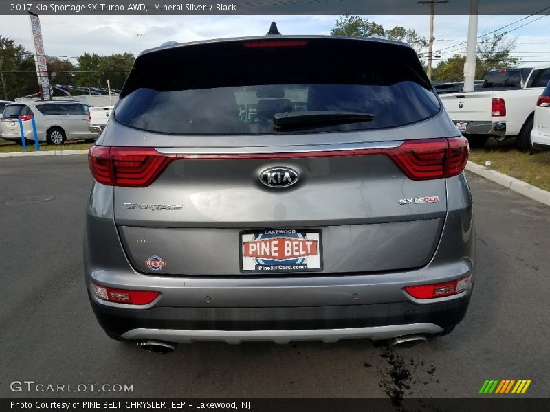 Mineral Silver / Black 2017 Kia Sportage SX Turbo AWD