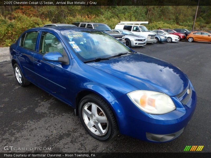 Arrival Blue Metallic / Gray 2005 Chevrolet Cobalt LS Sedan