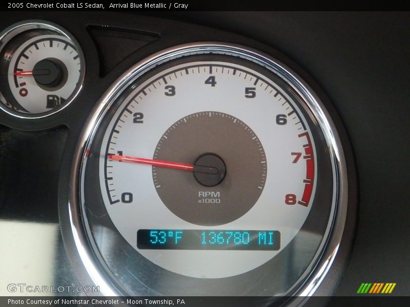 Arrival Blue Metallic / Gray 2005 Chevrolet Cobalt LS Sedan
