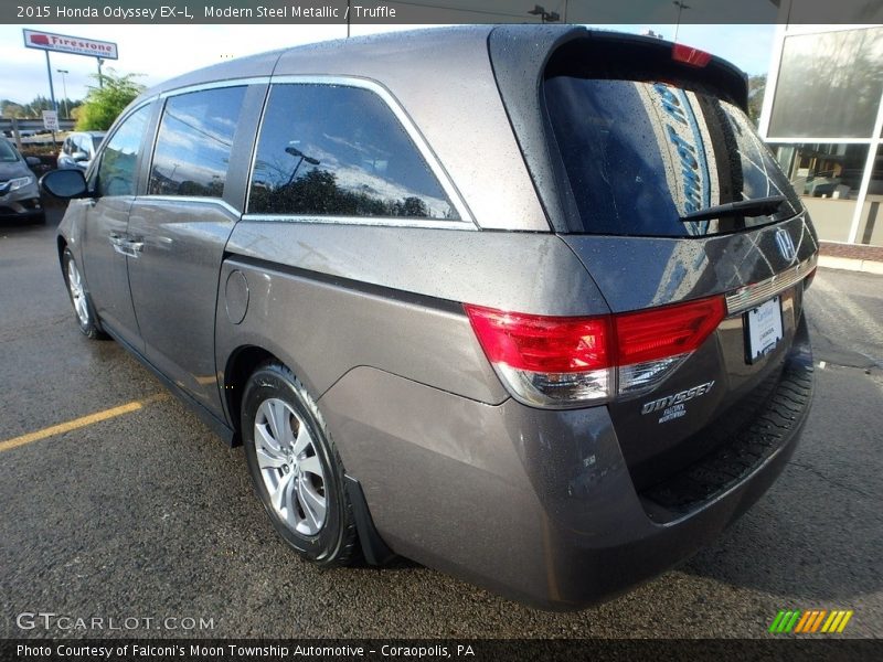 Modern Steel Metallic / Truffle 2015 Honda Odyssey EX-L