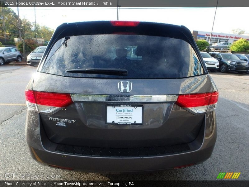 Modern Steel Metallic / Truffle 2015 Honda Odyssey EX-L