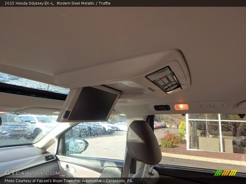 Modern Steel Metallic / Truffle 2015 Honda Odyssey EX-L