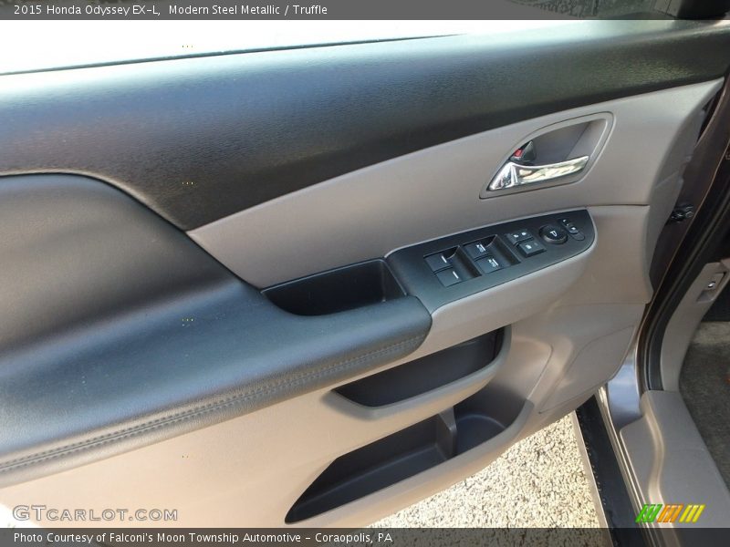 Modern Steel Metallic / Truffle 2015 Honda Odyssey EX-L