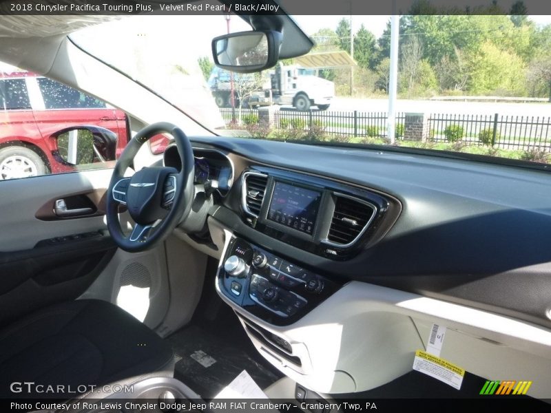 Velvet Red Pearl / Black/Alloy 2018 Chrysler Pacifica Touring Plus