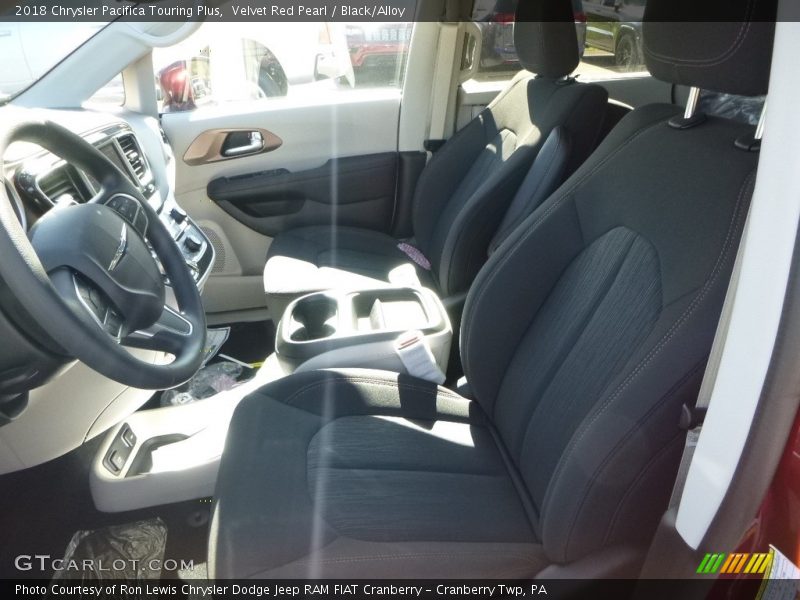 Velvet Red Pearl / Black/Alloy 2018 Chrysler Pacifica Touring Plus