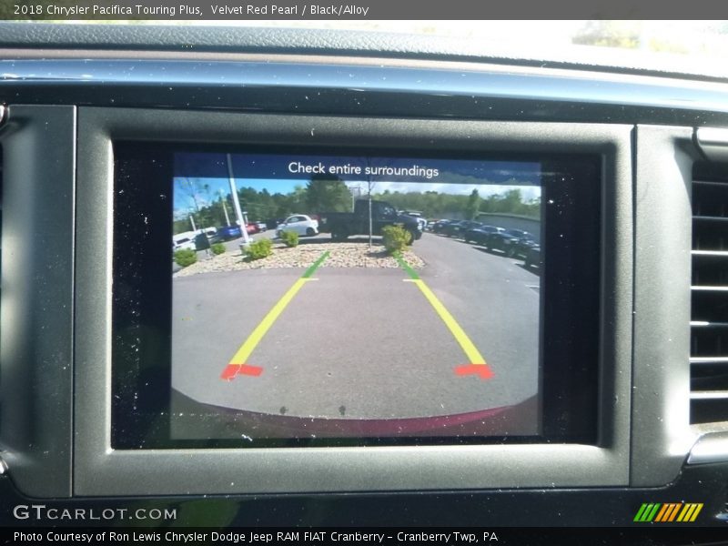 Velvet Red Pearl / Black/Alloy 2018 Chrysler Pacifica Touring Plus