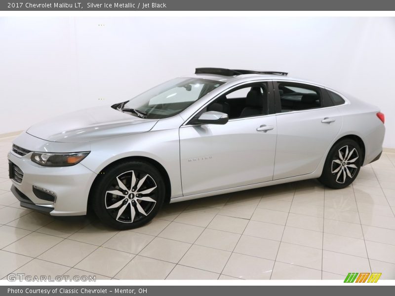 Silver Ice Metallic / Jet Black 2017 Chevrolet Malibu LT
