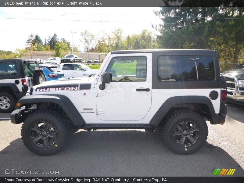 Bright White / Black 2018 Jeep Wrangler Rubicon 4x4