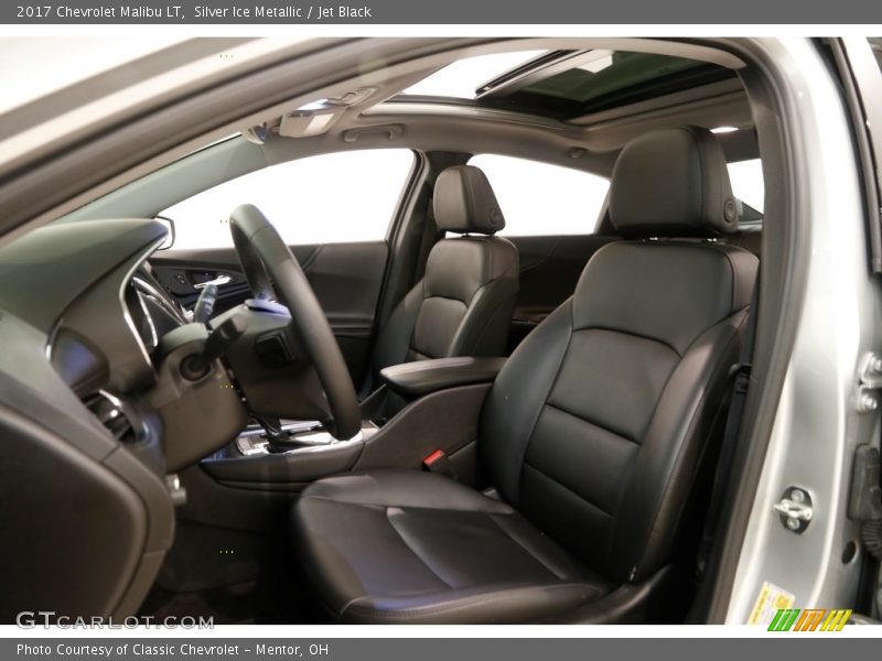 Silver Ice Metallic / Jet Black 2017 Chevrolet Malibu LT