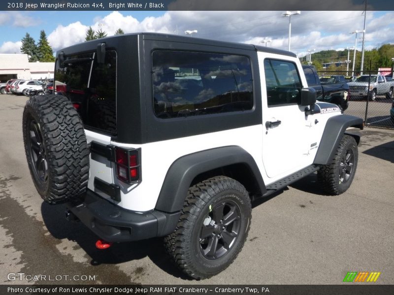 Bright White / Black 2018 Jeep Wrangler Rubicon 4x4