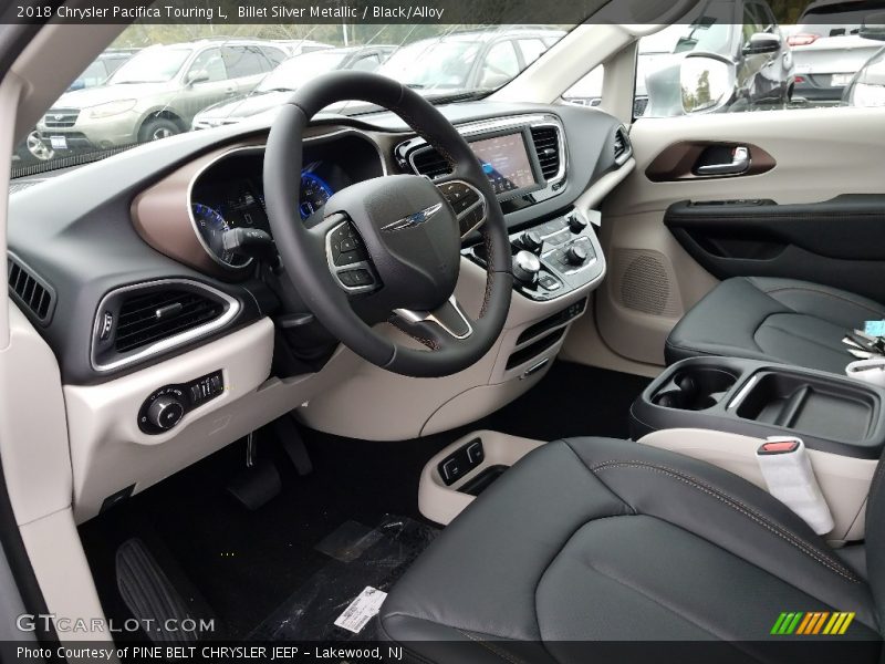  2018 Pacifica Touring L Black/Alloy Interior