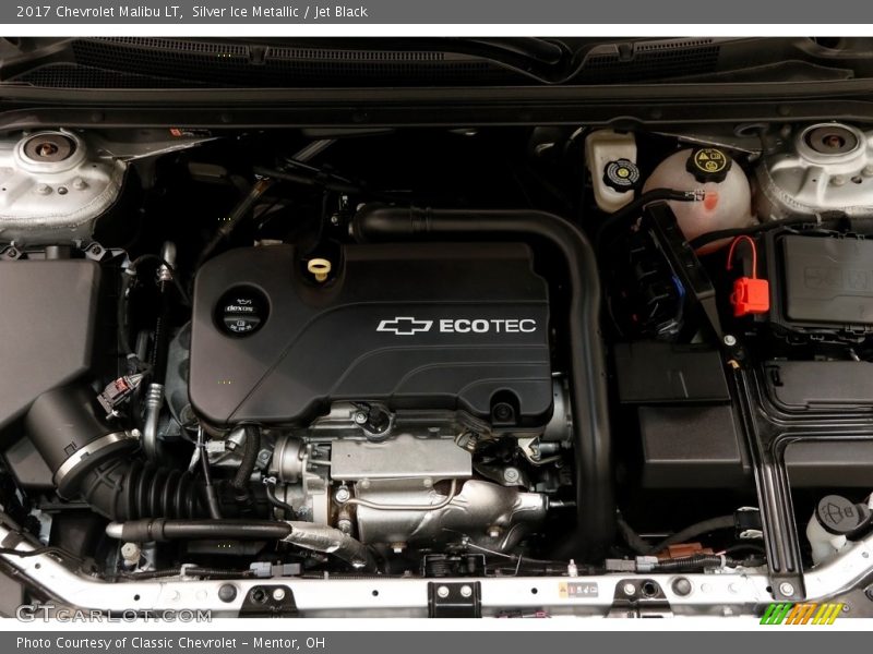 Silver Ice Metallic / Jet Black 2017 Chevrolet Malibu LT