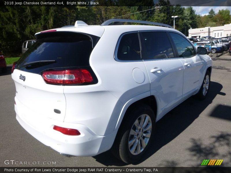 Bright White / Black 2018 Jeep Cherokee Overland 4x4