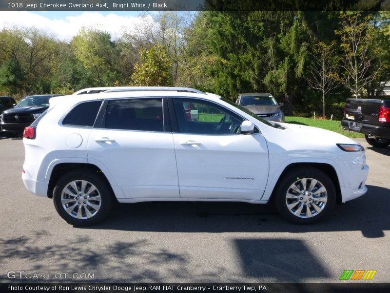 Bright White / Black 2018 Jeep Cherokee Overland 4x4