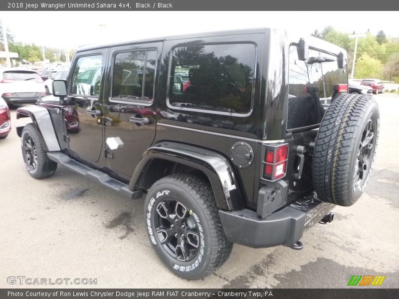 Black / Black 2018 Jeep Wrangler Unlimited Sahara 4x4