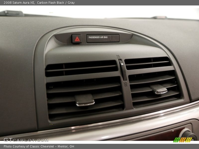 Carbon Flash Black / Gray 2008 Saturn Aura XE