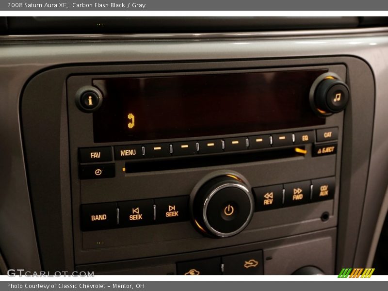 Carbon Flash Black / Gray 2008 Saturn Aura XE