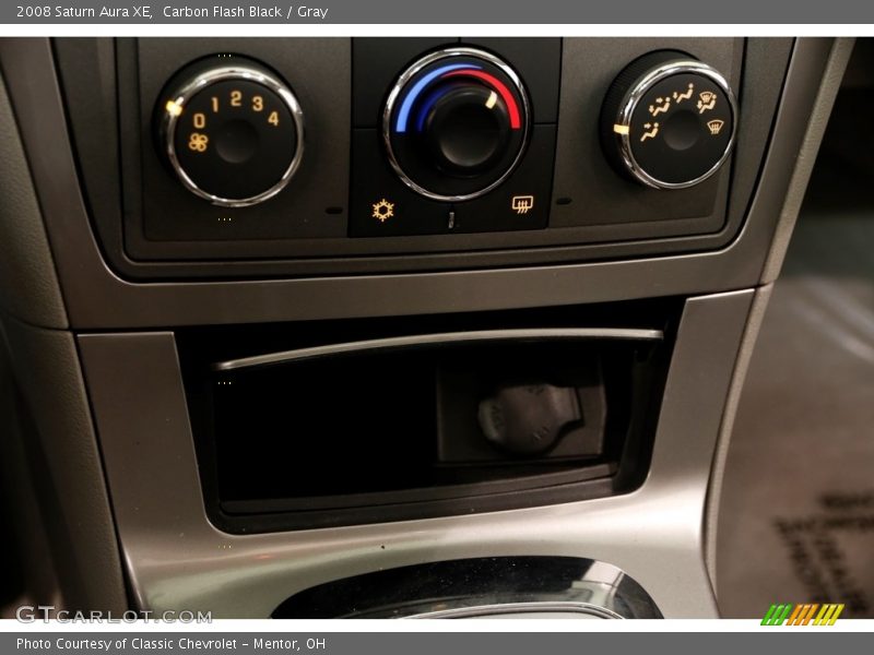 Carbon Flash Black / Gray 2008 Saturn Aura XE