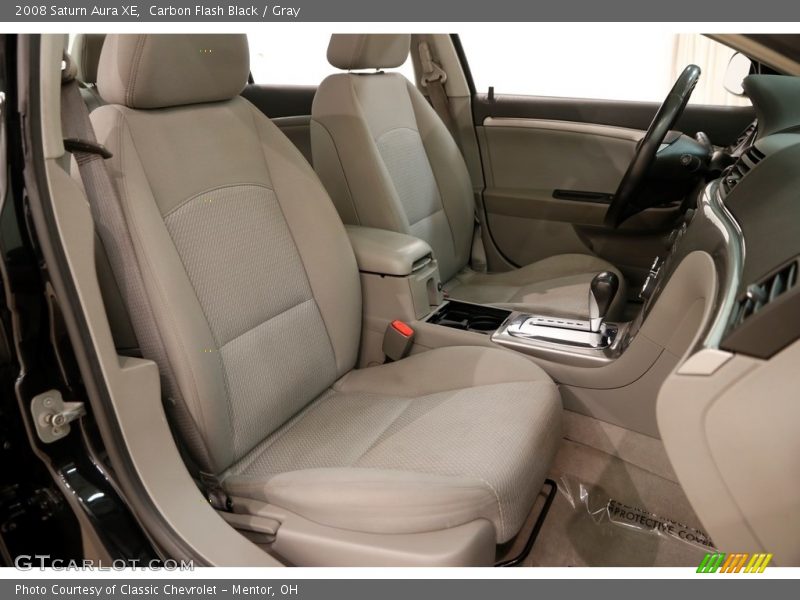 Carbon Flash Black / Gray 2008 Saturn Aura XE