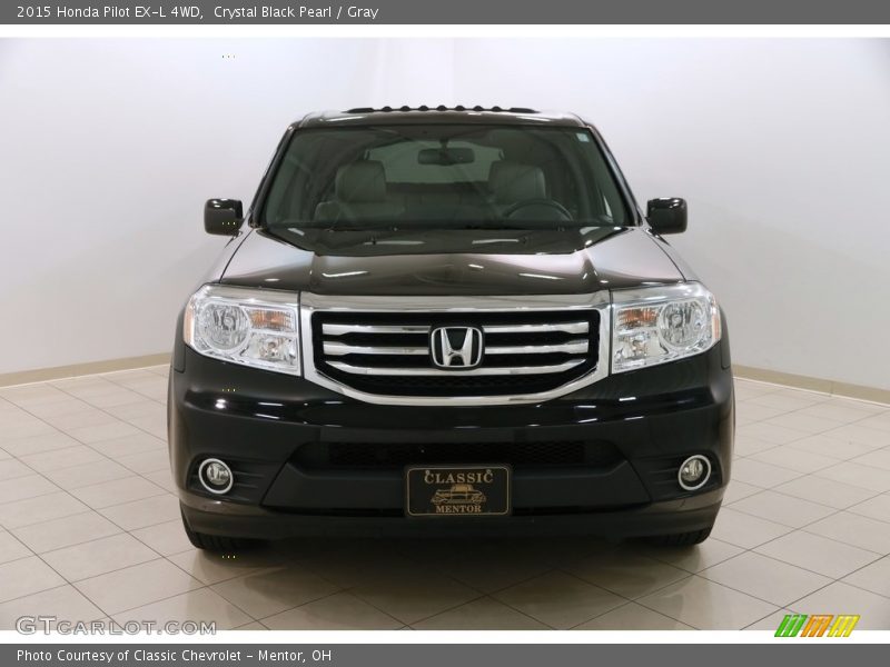 Crystal Black Pearl / Gray 2015 Honda Pilot EX-L 4WD