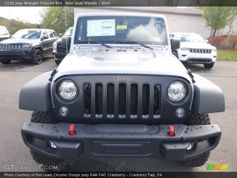 Billet Silver Metallic / Black 2018 Jeep Wrangler Rubicon 4x4