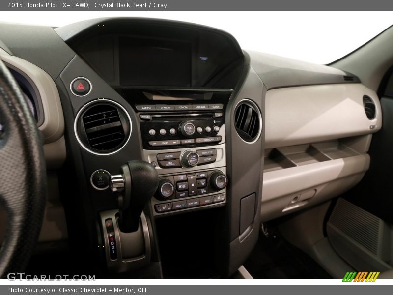 Crystal Black Pearl / Gray 2015 Honda Pilot EX-L 4WD
