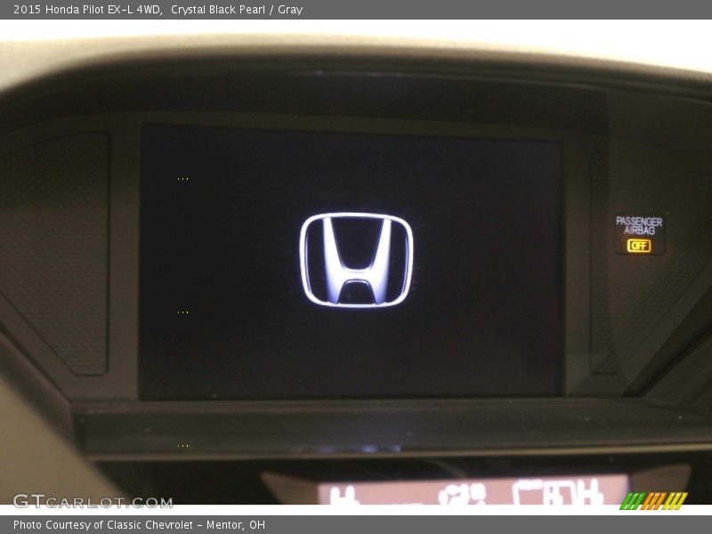 Crystal Black Pearl / Gray 2015 Honda Pilot EX-L 4WD