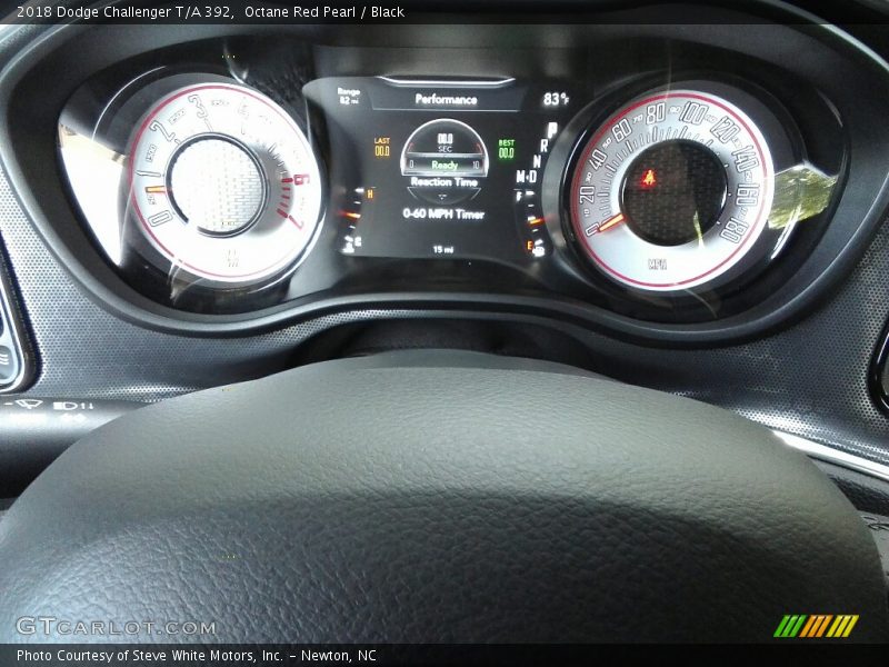 Octane Red Pearl / Black 2018 Dodge Challenger T/A 392