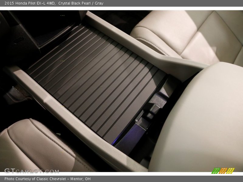 Crystal Black Pearl / Gray 2015 Honda Pilot EX-L 4WD