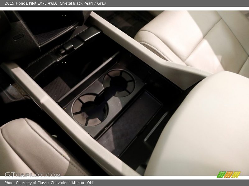 Crystal Black Pearl / Gray 2015 Honda Pilot EX-L 4WD