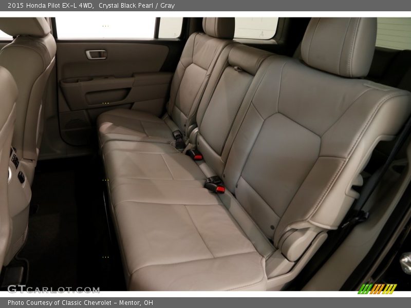 Crystal Black Pearl / Gray 2015 Honda Pilot EX-L 4WD