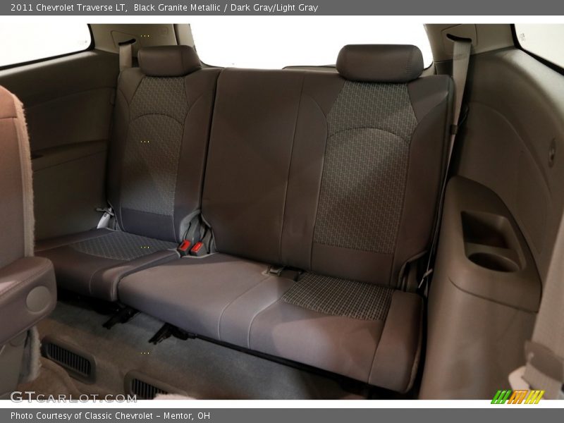Black Granite Metallic / Dark Gray/Light Gray 2011 Chevrolet Traverse LT