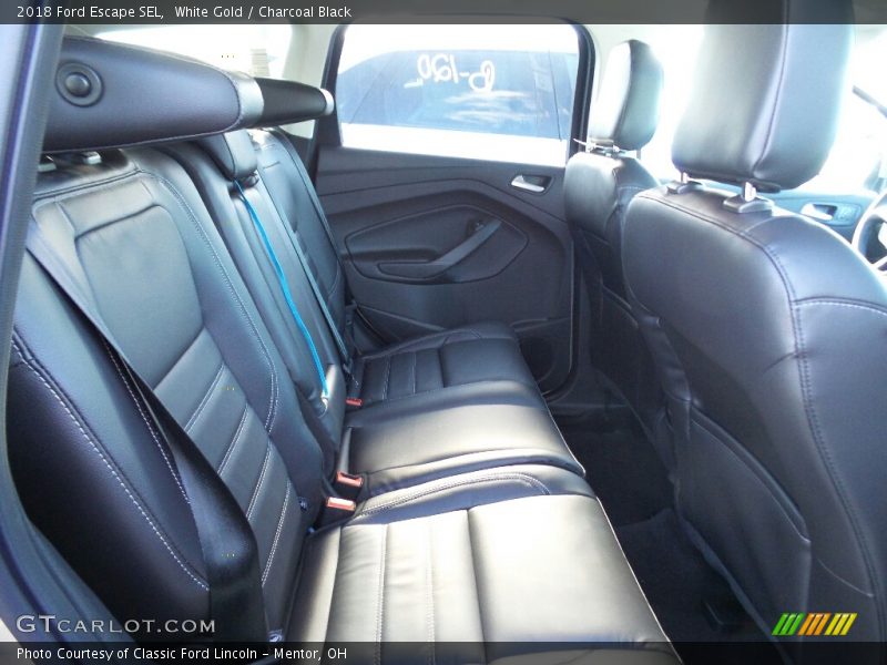 White Gold / Charcoal Black 2018 Ford Escape SEL