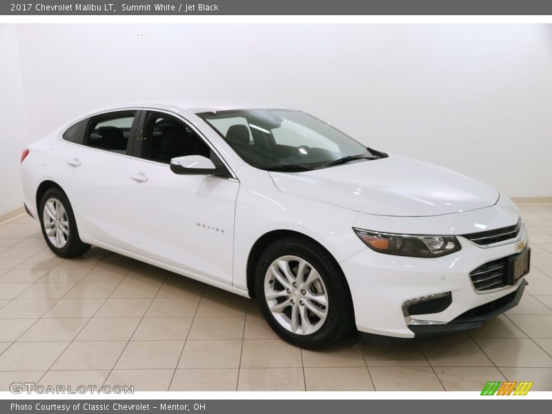 Summit White / Jet Black 2017 Chevrolet Malibu LT