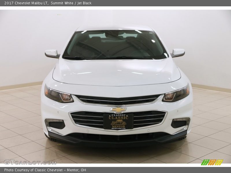 Summit White / Jet Black 2017 Chevrolet Malibu LT