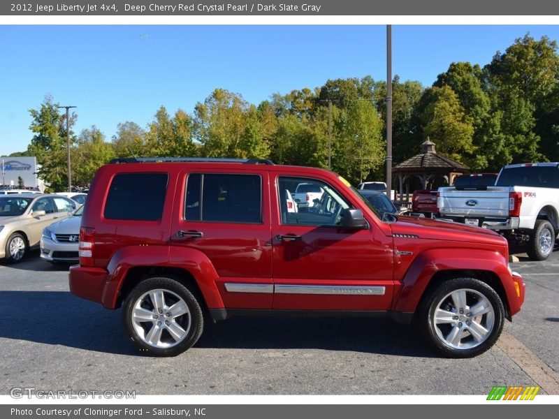 Deep Cherry Red Crystal Pearl / Dark Slate Gray 2012 Jeep Liberty Jet 4x4